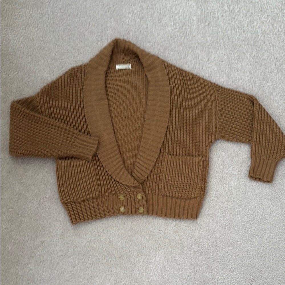 Anthropologie Deep-V Neck Cardigan